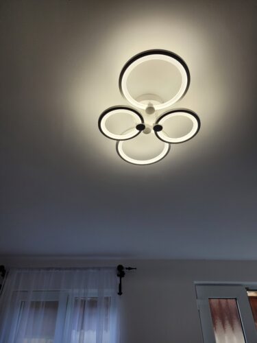 Lustra LED 90W cu Telecomanda Rings 4 photo review