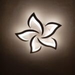 Lustra LED 144W Mini Sun Flower, LED inclus, 5 surse de iluminare, Telecomanda, Dimabil, Lumina: Cald, Natural, Rece photo review