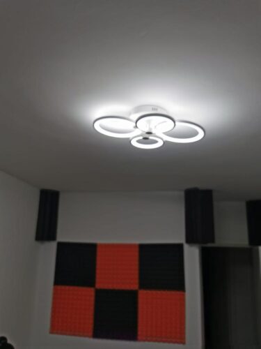 Lustra LED 80W cu Telecomanda Rings 4 photo review