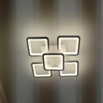 Lustra LED 120W Ceiling 5 Mini White, LED inclus, 5 surse de iluminare, Telecomanda, Dimabil, Lumina: Cald, Natural, Rece photo review