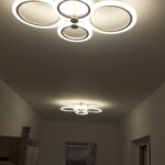 Lustra LED 80W Rings 4, LED inclus, 4 surse de iluminare, Telecomanda, Dimabil, Lumina: Rece, Cald, Natural photo review