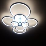 Lustra LED 232W Rings 8, LED inclus, 8 surse de iluminare, Telecomanda, Dimabil, Lumina: Cald, Natural, Rece photo review