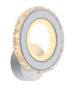 Aplica LED 45W Krystal Mini Ring ALB