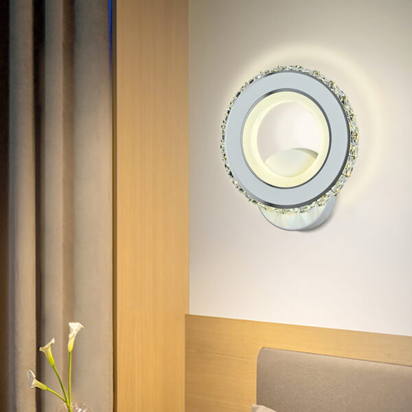 aplica led krystal mini ring