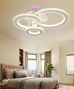 Lustra LED 136W Krystal 3 ALB RGB