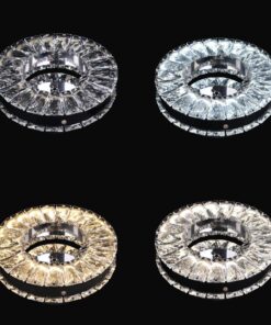 Candelabru LED cu cristale