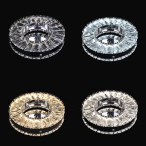 Candelabru LED cu cristale