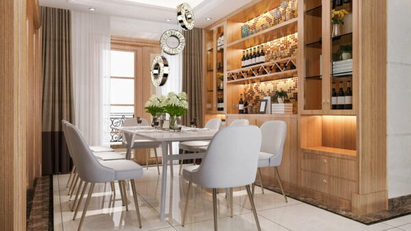 Candelabru LED cu cristale