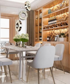 Candelabru LED cu cristale