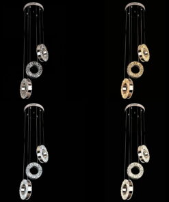 Candelabru LED cu cristale