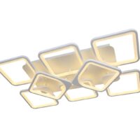 Lustra LED 260W Module 8 Alb, Telecomanda