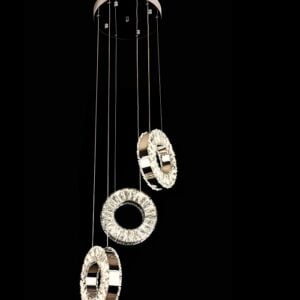 Candelabru LED cu cristale