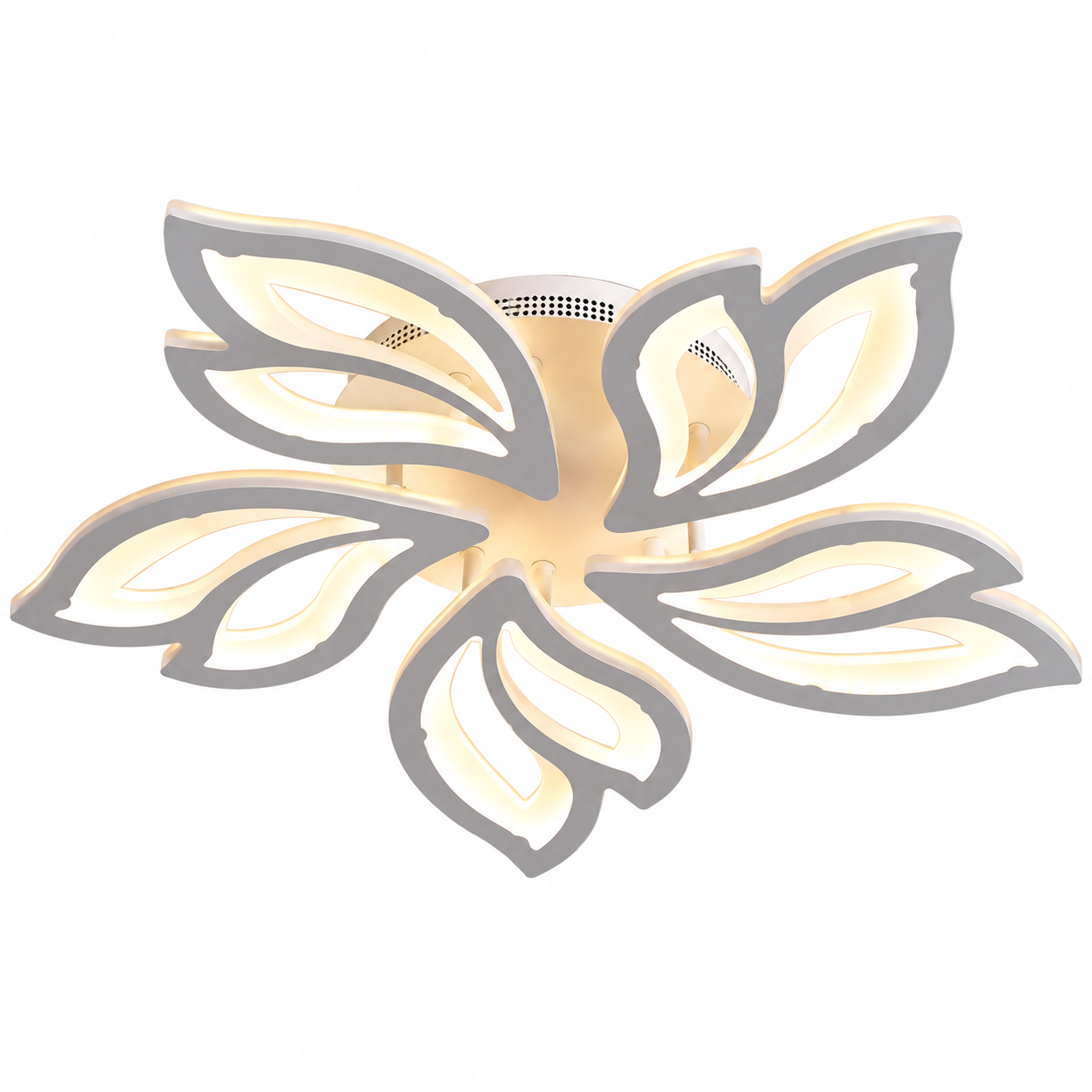 Lustra LED 100W White Lily 5 Mini, Telecomanda Lustra LED 100W White Lily 5 Mini, Telecomanda