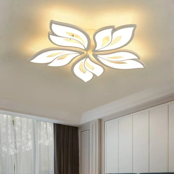 Poza pentru Lustra LED 110W White Lily Mini, Telecomanda