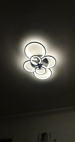 Lustra LED 160W Smart Living Rings 6 Maro photo review