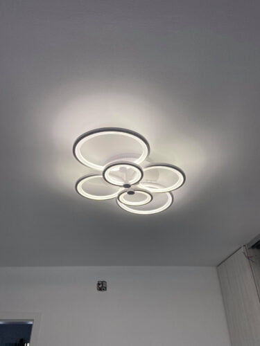 Lustra LED 160W Smart Living Rings 6 Alb photo review