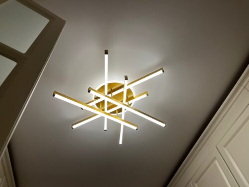 Lustra LED 150W cu Telecomanda Zig Zag Maro Rotund photo review