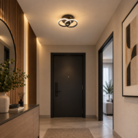 Aplica LED 28W Black Circle