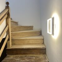 Aplica LED 28W Wood Square Alb photo review