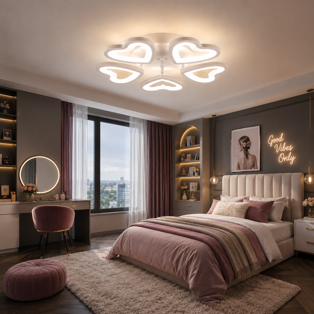 Lustra LED Creative Love Lustra LED Creative Love
