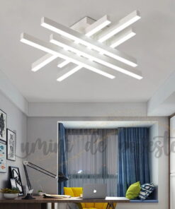 Lustra LED 130W Zig Zag Alb Mini