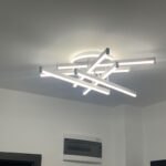 Lustra LED 150W cu Telecomanda Zig Zag Alb Rotund photo review