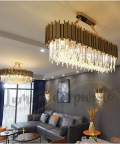 candelabru auriu