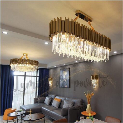 candelabru auriu