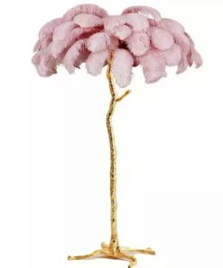 Copac decorativ cu pene de strut