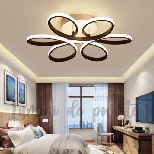 Lustra LED 120W Zaza Negru