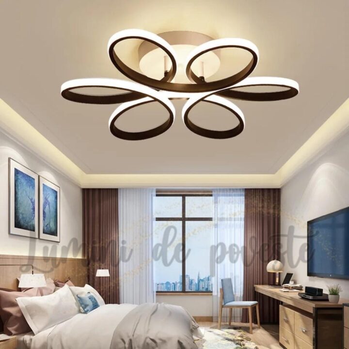 Lustra LED 120W Zaza Negru