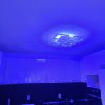 Lustra LED 240W Ceiling 8 White RGB, 9 surse de iluminare, Telecomanda photo review