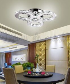 lustra led cristale