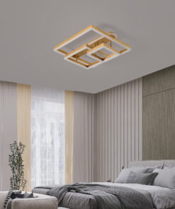 lustra led geometric gold