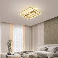 lustra led geometric gold