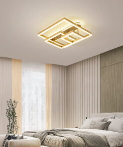 lustra led geometric gold
