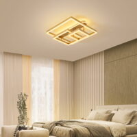 lustra led geometric gold
