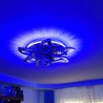 Lustra LED 162W Krystal Sun Flower RGB photo review