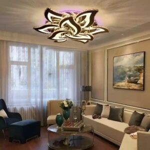 Lustra LED 162W Krystal Sun Flower RGB