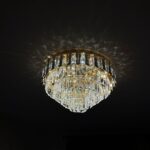 Plafoniera LED 96W Aurora Gold, LED inclus, 1 surse de iluminare, Telecomanda, Dimabil, Lumina: Cald, Natural, Rece photo review