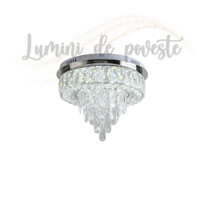 Plafoniera LED 64W Antarctica Mini Rotund, Telecomanda Plafoniera LED 64W Antarctica Mini Rotund, Telecomanda