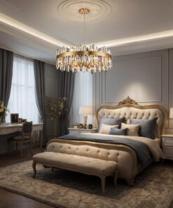 Candelabru LED 196W Mia Rose Gold