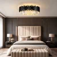 Candelabru Scaly Black 400 (Negru)