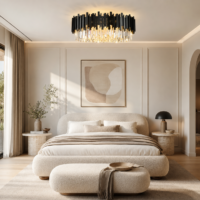 Candelabru Scaly Black 400 (Negru)