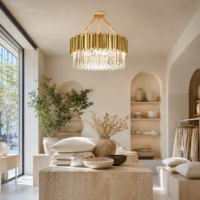 Candelabru Scaly Gold 600 (Auriu)