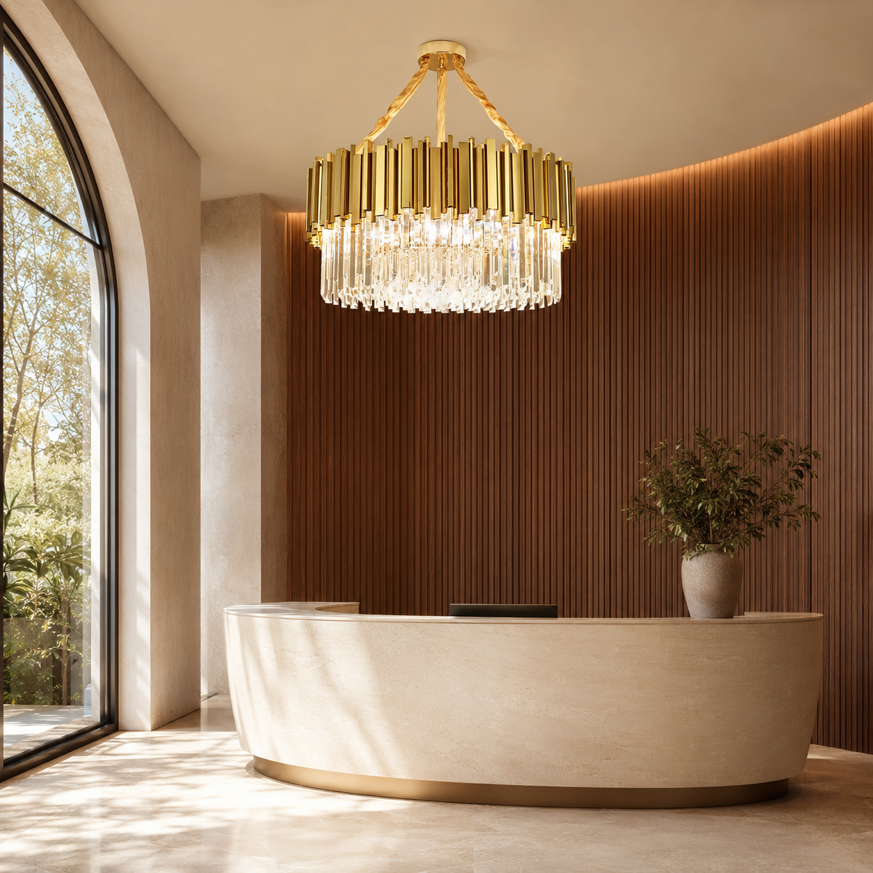 Candelabru Scaly Gold 600 (Auriu) Candelabru Scaly Gold 600 (Auriu)