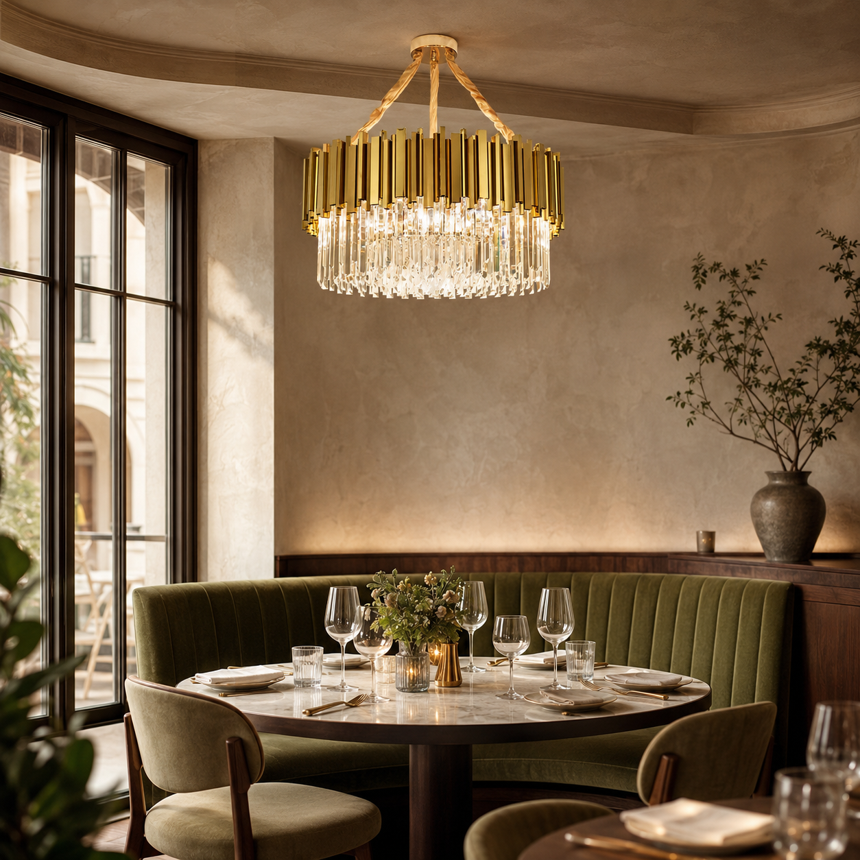 Candelabru Scaly Gold 600 (Auriu) Candelabru Scaly Gold 600 (Auriu)