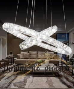 candelabru led cu cristale