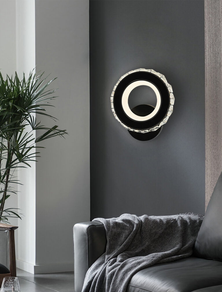 aplica led krystal mini ring