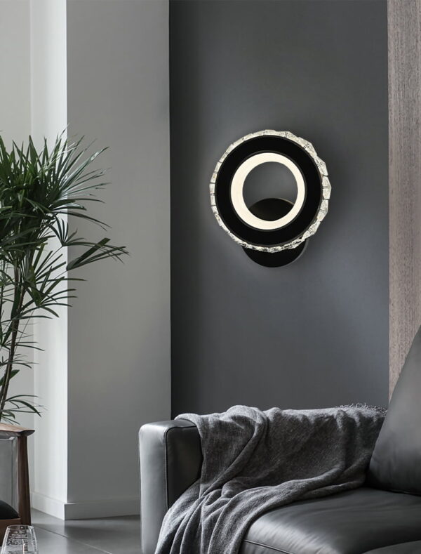aplica led krystal mini ring